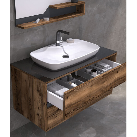 ТУМБА ПОД РАКОВИНУ ORKA GALIA 80 ПОДВЕСНАЯ, LIDYA