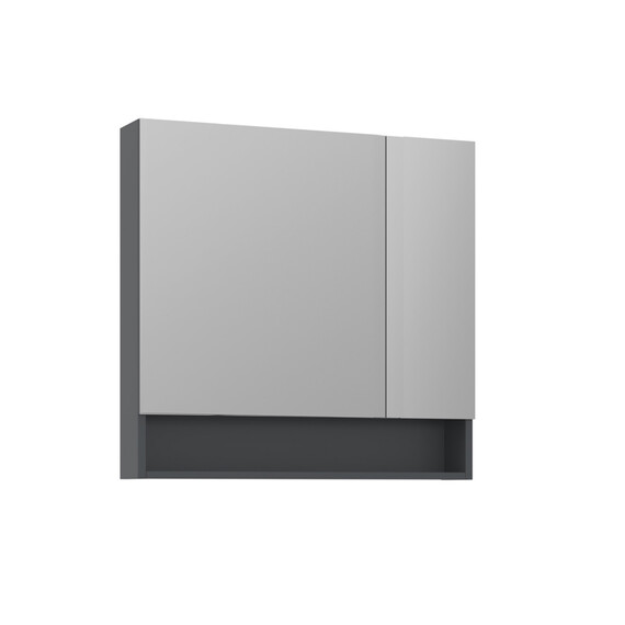 ЗЕРКАЛЬНЫЙ ШКАФ ORKA MALTA 75 АНТРАЦИТ МАТОВЫЙ
