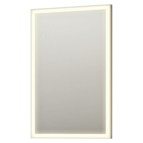 ЗЕРКАЛО ORKA CUBE 65X100 C LED ПОДСВЕТКОЙ, БЕЛЫЙ МАТОВЫЙ