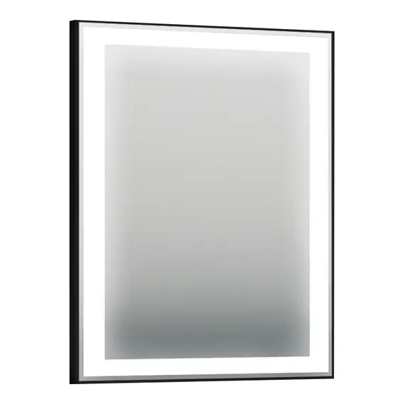 ЗЕРКАЛО ORKA LISBON TR3001 65X75 C LED ПОДСВЕТКОЙ, ЧЕРНЫЙ МАТОВЫЙ