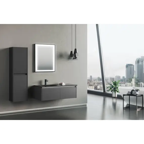 ЗЕРКАЛО ORKA LISBON TR3001 65X75 C LED ПОДСВЕТКОЙ, ЧЕРНЫЙ МАТОВЫЙ