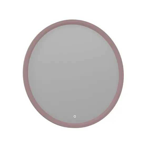 ЗЕРКАЛО ORKA MOLINO 90X90 C LED ПОДСВЕТКОЙ, РОЗОВЫЙ МАТОВЫЙ