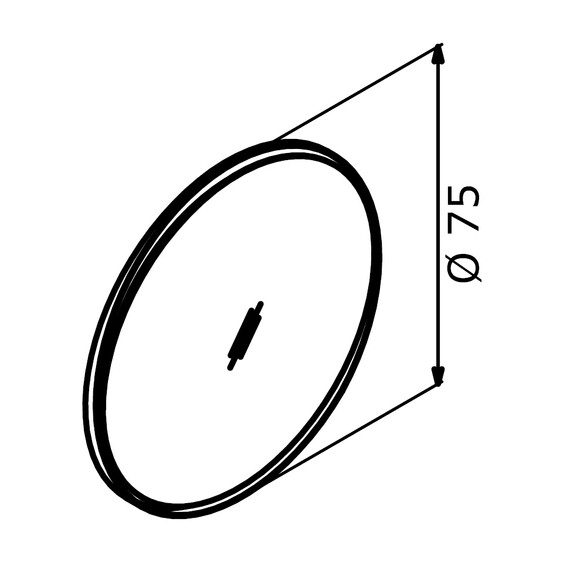 ЗЕРКАЛО ORKA MOONLIGHT 75X75 C LED ПОДСВЕТКОЙ, ГОЛУБОЙ МАТОВЫЙ