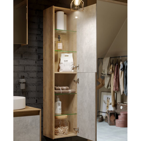 ПОДВЕСНОЙ ПЕНАЛ AQWELLA 36,5 СМ С ДВУМЯ ДВЕРЬМИ С СИСТЕМОЙ ОТКРЫВАНИЯ «PUSH-TO-OPEN», ДУБ БАЛТИЙСКИЙ ПОДВЕСНОЙ ПЕНАЛ AQWELLA 36,5 СМ С ДВУМЯ ДВЕРЬМИ С СИСТЕМОЙ ОТКРЫВАНИЯ «PUSH-TO-OPEN», ДУБ БАЛТИЙСКИЙ