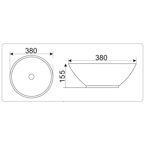УМЫВАЛЬНИК CERAMALUX 9002