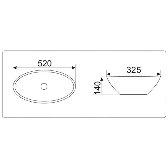 УМЫВАЛЬНИК CERAMALUX 9021