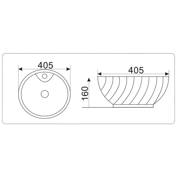 УМЫВАЛЬНИК CERAMALUX 9074