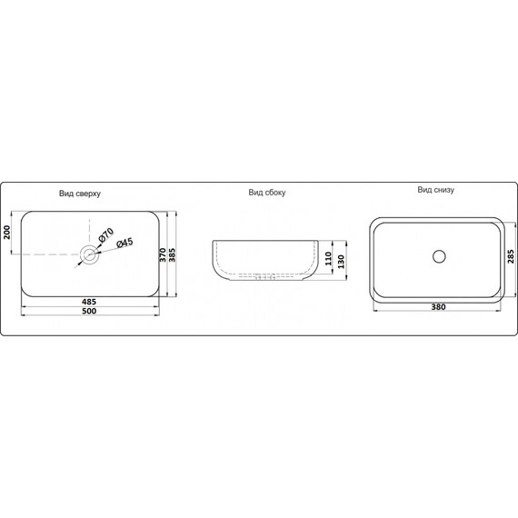 УМЫВАЛЬНИК CERAMALUX 9391