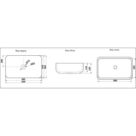УМЫВАЛЬНИК CERAMALUX 9391