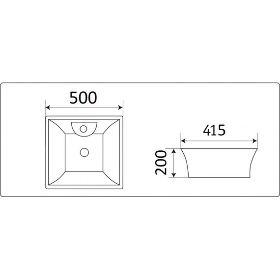 УМЫВАЛЬНИК CERAMALUX 9108