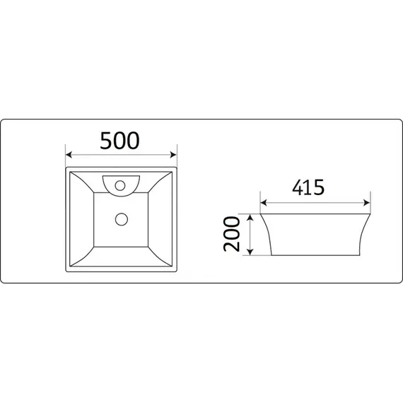 УМЫВАЛЬНИК CERAMALUX 9108