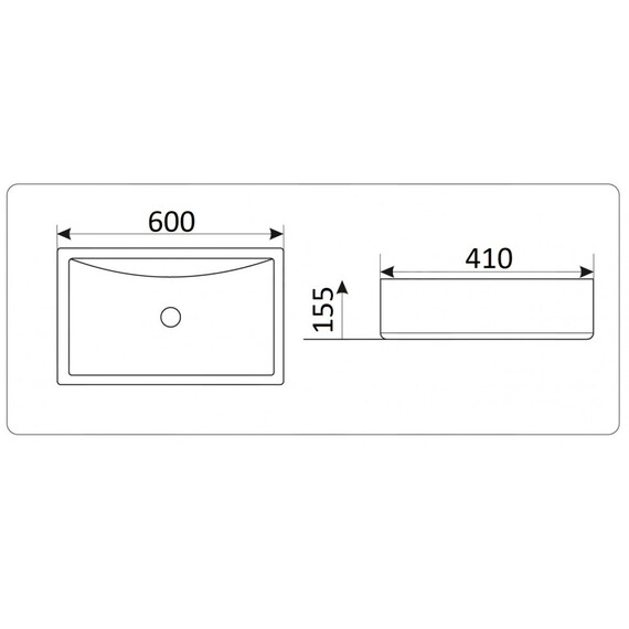 УМЫВАЛЬНИК CERAMALUX 9121