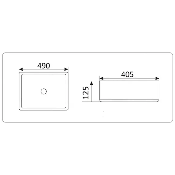 УМЫВАЛЬНИК CERAMALUX 9132