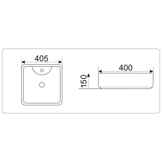 УМЫВАЛЬНИК CERAMALUX 9443