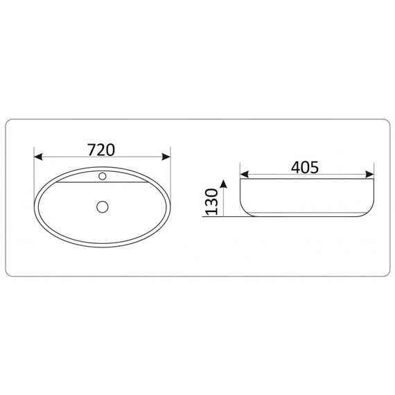 УМЫВАЛЬНИК CERAMALUX 9435