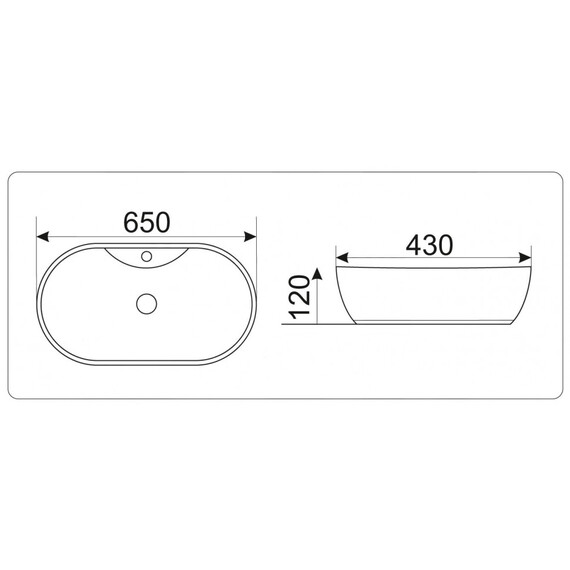 УМЫВАЛЬНИК CERAMALUX 9438