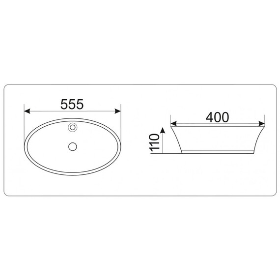 УМЫВАЛЬНИК CERAMALUX 9436