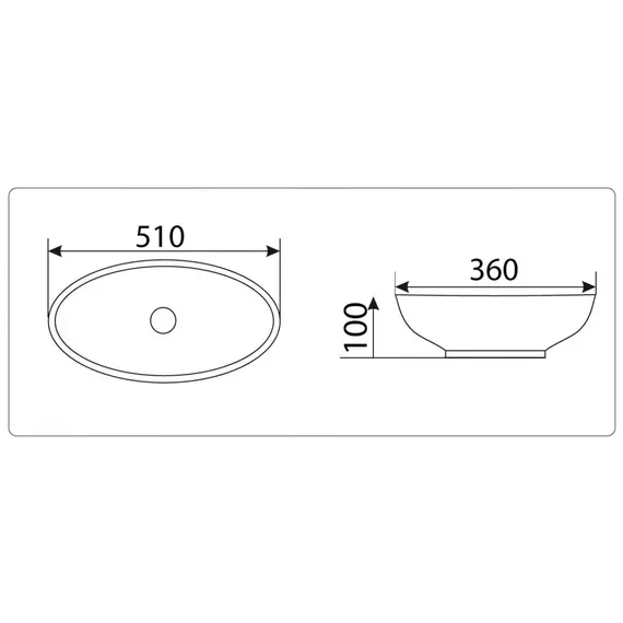 УМЫВАЛЬНИК CERAMALUX 9022