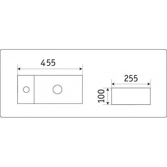 УМЫВАЛЬНИК CERAMALUX 9032C
