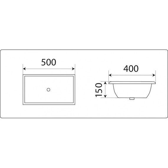 УМЫВАЛЬНИК CERAMALUX 542A