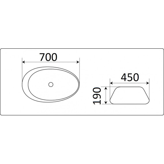 УМЫВАЛЬНИК CERAMALUX 7807