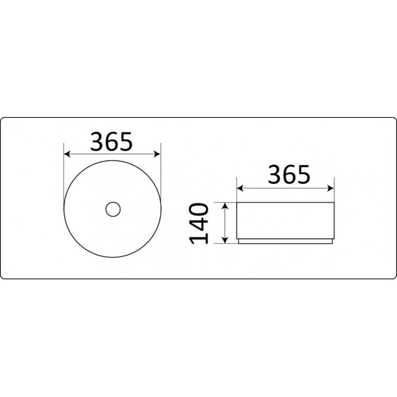 УМЫВАЛЬНИК CERAMALUX C1055