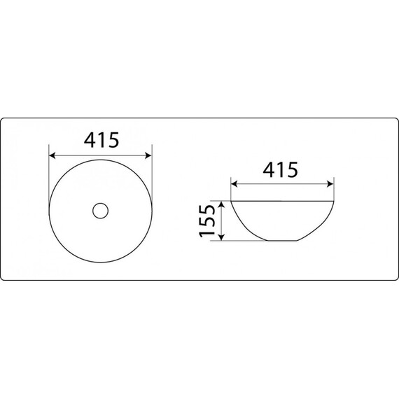 УМЫВАЛЬНИК CERAMALUX 104MW