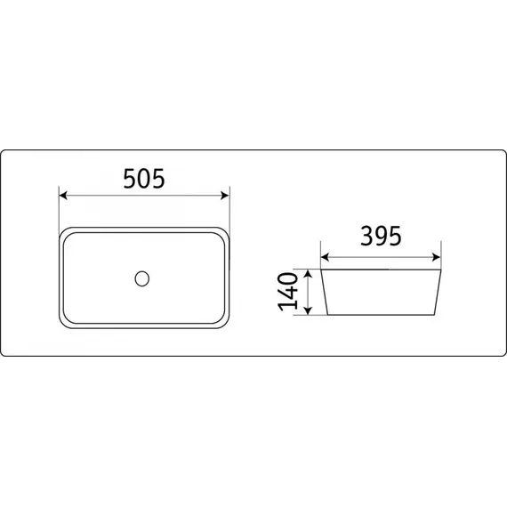 УМЫВАЛЬНИК CERAMALUX 78104MW