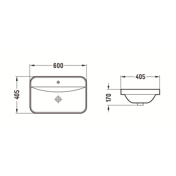 РАКОВИНА CERAMALUX 78699