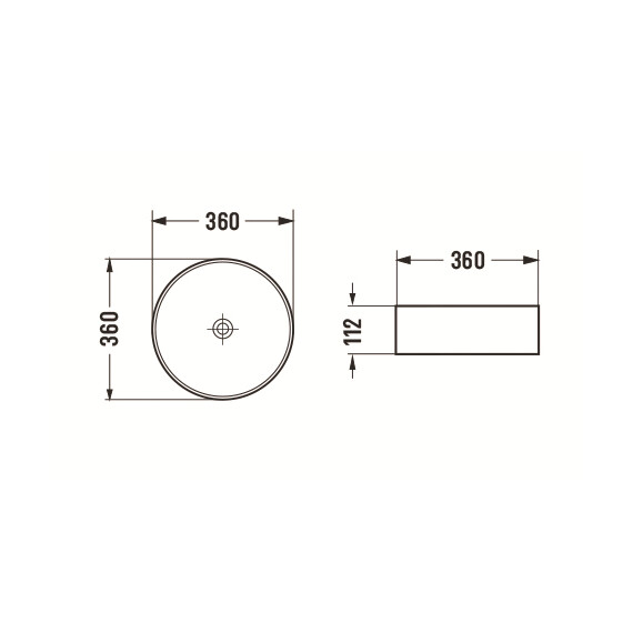 РАКОВИНА CERAMALUX GL05 СТЕКЛО ЗОЛОТО