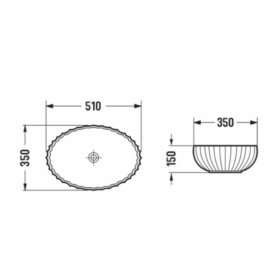 РАКОВИНА CERAMALUX GL49-JA