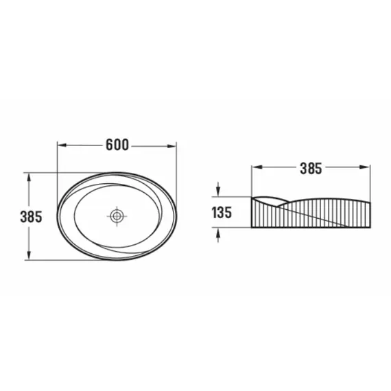 РАКОВИНА CERAMALUX 78750MPG