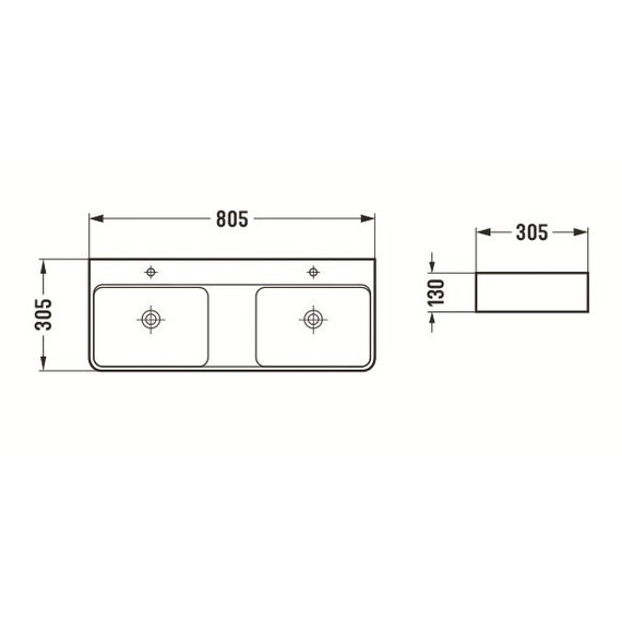 РАКОВИНА CERAMALUX 78694