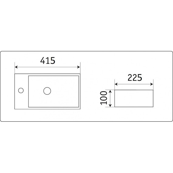 УМЫВАЛЬНИК CERAMALUX D1043