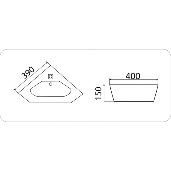 УМЫВАЛЬНИК CERAMALUX 7012J