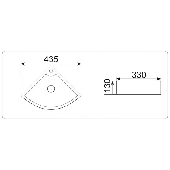УМЫВАЛЬНИК CERAMALUX 9067B