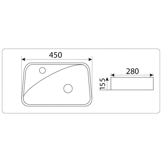 УМЫВАЛЬНИК CERAMALUX 9275R