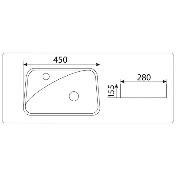 УМЫВАЛЬНИК CERAMALUX 9275R