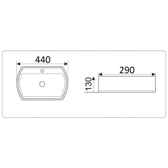 УМЫВАЛЬНИК CERAMALUX 9293