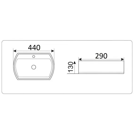 УМЫВАЛЬНИК CERAMALUX 9293