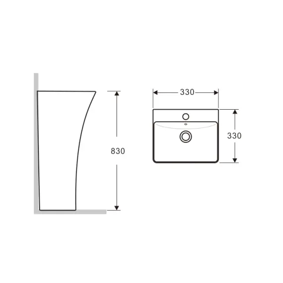 УМЫВАЛЬНИК CERAMALUX G515