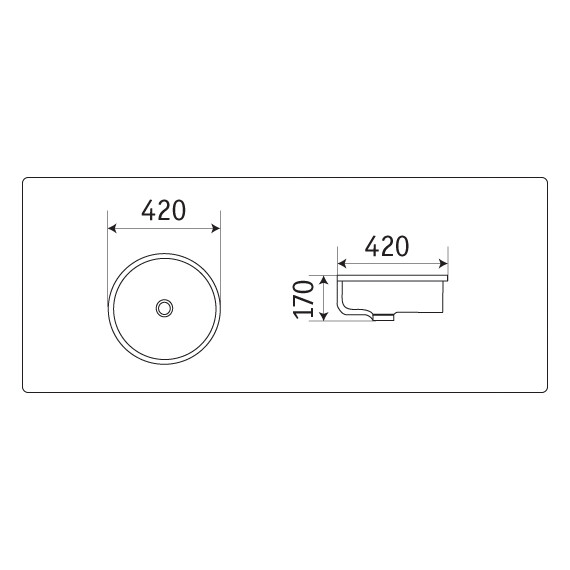 УМЫВАЛЬНИК CERAMALUX G515