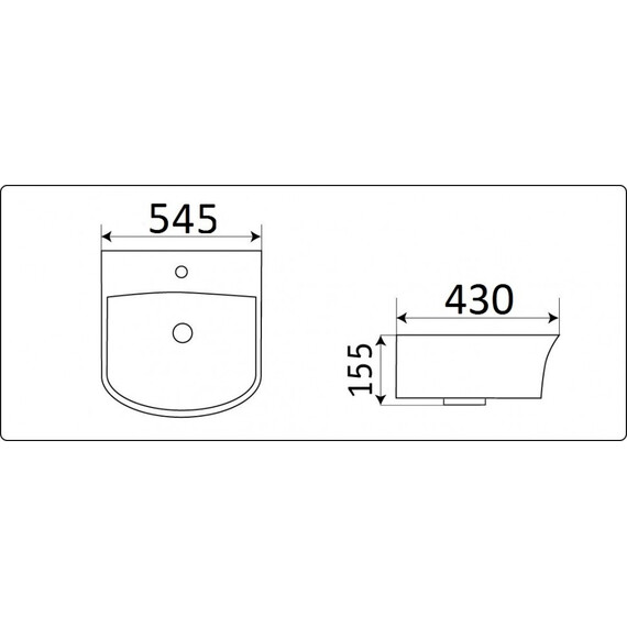 УМЫВАЛЬНИК CERAMALUX 78369 C