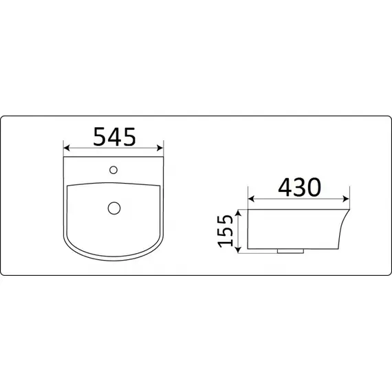 УМЫВАЛЬНИК CERAMALUX 78369 C