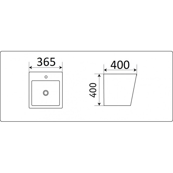 УМЫВАЛЬНИК CERAMALUX 500V