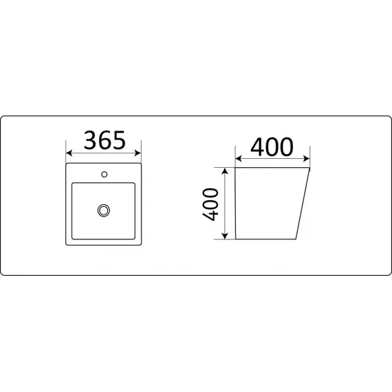 УМЫВАЛЬНИК CERAMALUX 500V