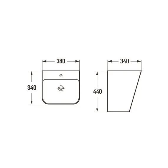 РАКОВИНА CERAMALUX 500QMB