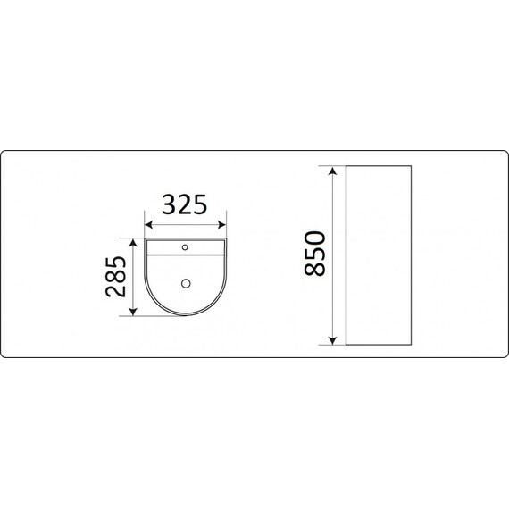 УМЫВАЛЬНИК CERAMALUX PB1017