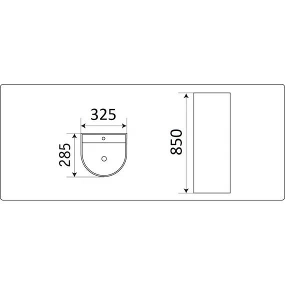 УМЫВАЛЬНИК CERAMALUX PB1017