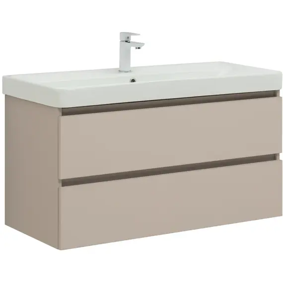 ТУМБА ПОД РАКОВИНУ AQUANET ВЕГА 2.0 100 БЕЖЕВЫЙ